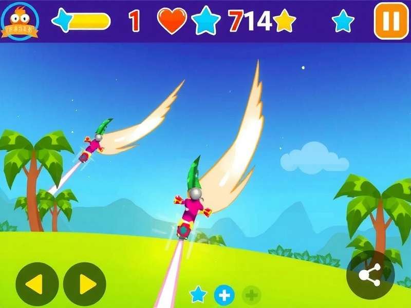 Colorful Holi festival running game Sparkling Holi Sprint gameplay screenshot